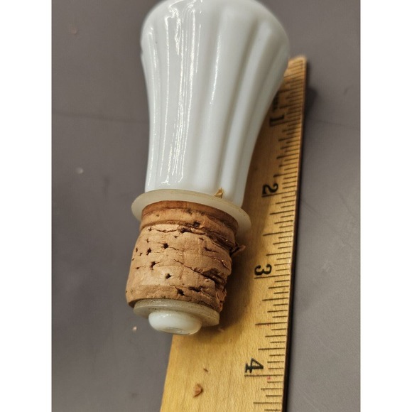 Vintage 1961 Jim Beam Blue Milk Glass Greek Chariots Bottle Empty Decanter - Picture 13 of 13